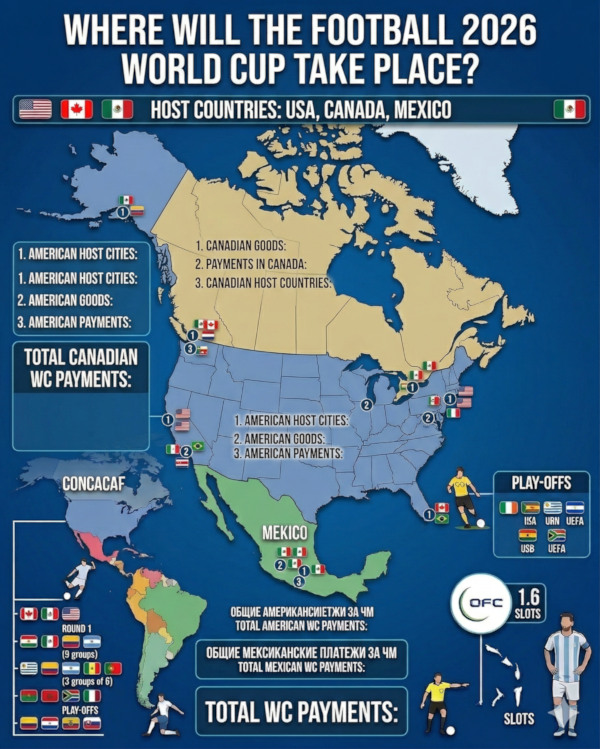 Where Will the Football 2026 World Cup Take Place?